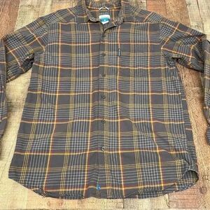 Men’s Columbia Omni-Wick Button Up Flannel Shirt
